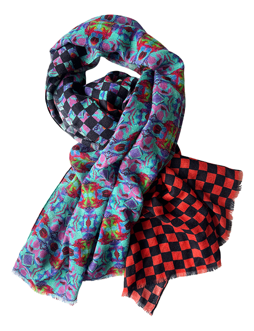 (A) Langschal Cashmere - Trio Candy