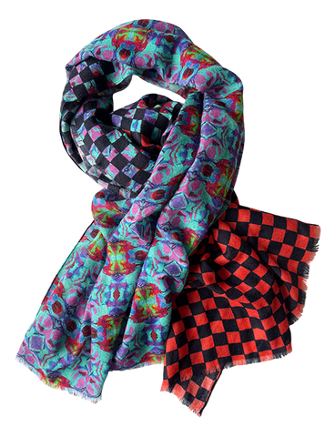 (A) Langschal Cashmere Trio Candy